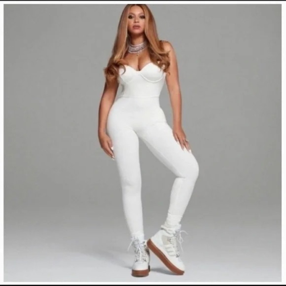 adidas x Ivy Park White Catsuit New With Tags